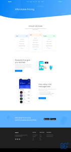 Landing Page Design with Multiple Pages