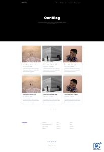Portfolio Service Showcase Website with Multiple Pages