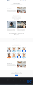 Multiple Pages Website Template Light Theme
