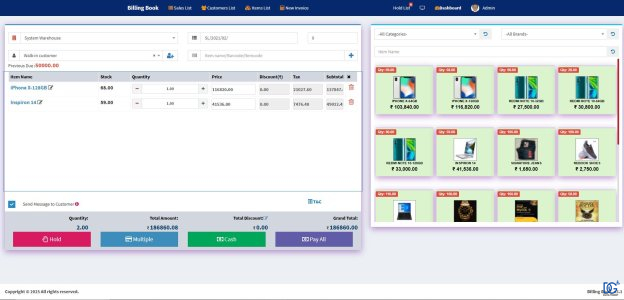 Billing Book - Best ERP POS Software for Any Kind of Store