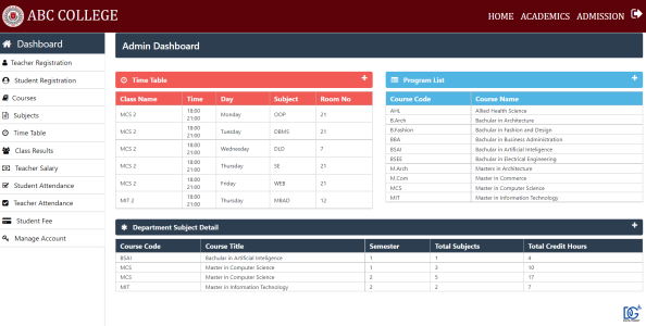 College Management System - Full System Ready