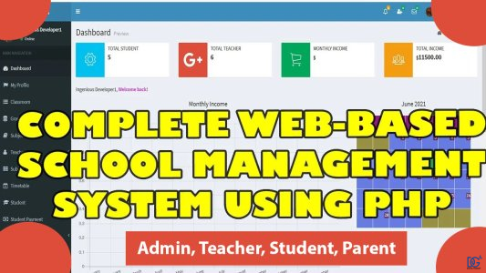 Web-Based School Management System